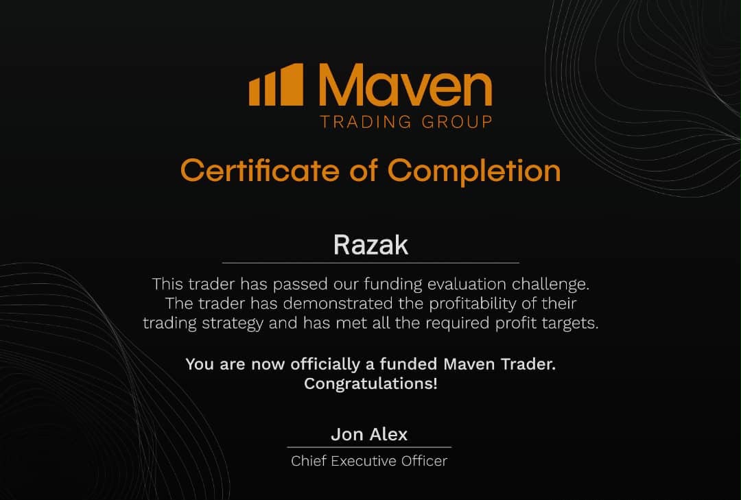 IFX Arena certificate 10