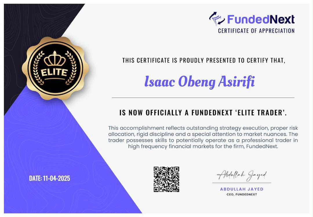 IFX Arena certificate 3