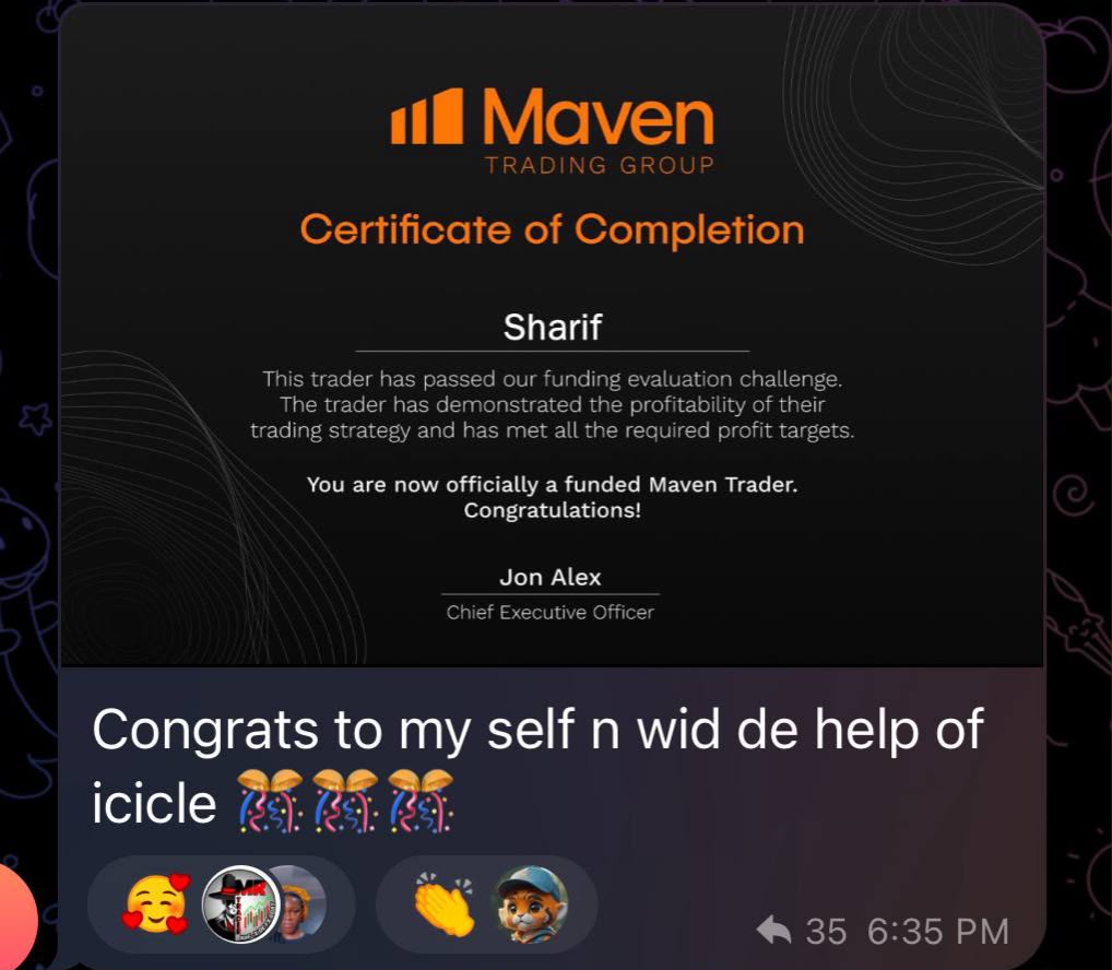 IFX Arena certificate 5